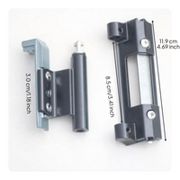 Aluminum hinge damper for doors