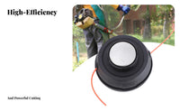 Aluminum Alloy Universal String Trimmer Head Easy Load Grass Cutter Replacement Head Heavy Duty for Weeding