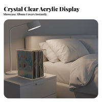 Acrylic Vinyl Album Holder Easy Reach Design 12 Inch Album Display Stand