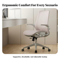 Ergonomic Mesh Chair with Headrest Adjustable Armrests Office Furniture