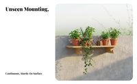 Single-Tier mount board Nordic aesthetic Verticalmounted VerticalstorageSaving for Living Room