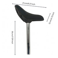 Unified Seat Pillar Rounded Rear Seat Post Saddle Set Ergonomic Biking Equipment