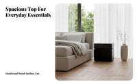 Rotate Storage Storage Unitary Rotating Design Bedside Table Minimalist & Design Versatile for Adults, Students, Bedroom