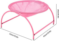 Breathable Iron Cat Bed with Removable Cover, Four Colors