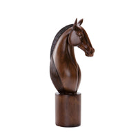Horse Bust Sculpture Modern Animal Statue Elegant for Bookshelf