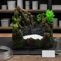 Flowing Sand Mountain Non-Fading Resin Waterfall Decoration Vivid Simulation