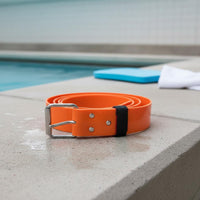Freediving Weight Belt Adjustable Length Silicone Dive Belt Comfortable Fit for Freedivers, Divers