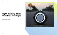 NS125LA LED Headlight dual lens