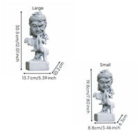 Buddha Figurine Chinese Design Buddha Garden Ornament Giftable for Tea Room