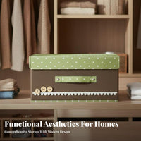 foldable textile container with Lid Foldable Design Household Storage for households