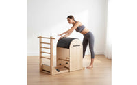 5 Pieces Pilates Bed Set Aluminum Alloy Pilates Reformer Home Use Ladder Barrel Reformer for Studio