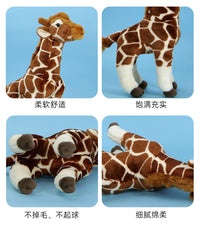 Plush Giraffe Toy - Realistic, Soft, for Kids 4-6 Years