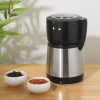 Electric Coffee and Seasoning Grinder Stainless Steel Coffee Bean Grinder Space-Saving Appliance Small for Home Cooks, Kitchen