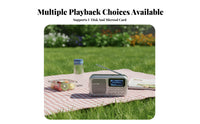 Retro Bluetooth Radio Rechargeable Battery radio Receiver Clear Sound Quality