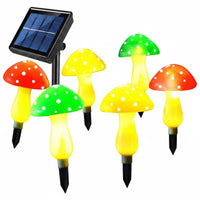 Solar Toadstool Lights Auto On/deactivate Toadstool Garden Stake Lights