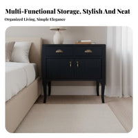 Single-Drawer End Table with Shelf Rustic Country look Nightstand Vintage Design Multi-Functional for Students, Hallway