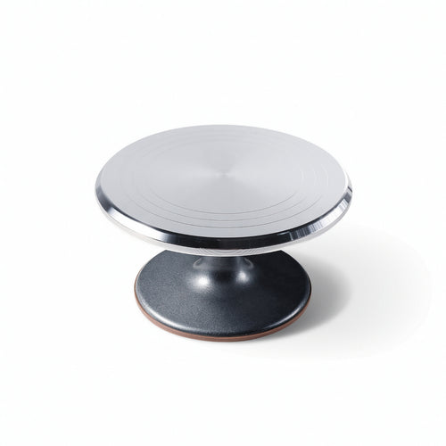 Cake Decorating Turntable Non-Slip Kitchen Tool Concealed Ball Bearings