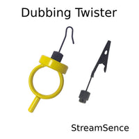 溪感新款捻线器飞蝇钩绑制工具DubbingTwister躯体纤维捻线器组合