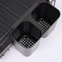 Dish Drain Rack with Tray Rust Resistant Dish Drain Rack Large Capacity Kitchenware for Small Households, Rv