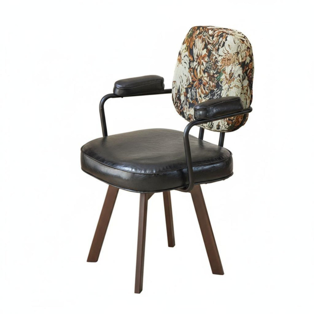 Upholstered rotating Task Chair effortless Rolling Casters for Study Room, Students