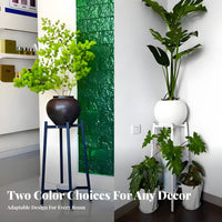 Tall Metal Pot Stand Modern Design Tiered Pot Stand Minimalist and Aesthetic Indoor & Outdoor for Gardeners, Garden, Living Room