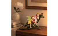 Sleeping Flower Fairy Figurine Indoor Outdoor Use Sleeping Fairy Statue