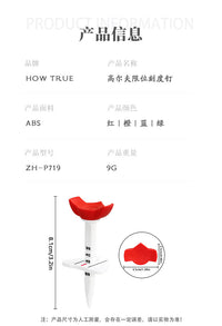 Adjustable Golf Tee with Height Range 35-55mm for Accurate Shots