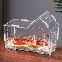 Clear Acrylic Amphibian House High Clarity Transparent Pet Breeding Box