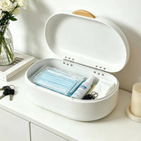 Desktop Storage Box Multi-Purpose Tabletop Organizer Minimalist Contemporary