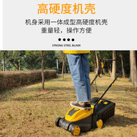 外贸工具电动割草机 220V除草机大功率打草机 手推家用草坪除草机 欧规