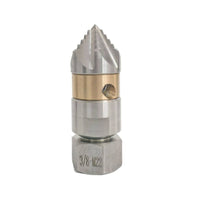 Rotating Nozzle with Metal Body Stainless Steel Rotating Sewer Nozzle Heavy Duty for Plumbers