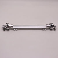 Silver Zinc Alloy Drum Double Pedal Stand Connector Rod Drum Accessory