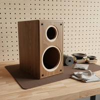 Bass Vented Speaker Cabinet Build Wooden Speaker Enclosure Cutout Audio Gear