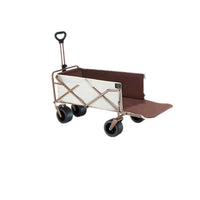 Camping Cart with Telescopic Handle, Folding Wagon, Heavy Duty, Off-Road Wheels
