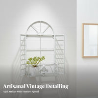 Arched opening Frame Rack Retro Design plant stand upright Display for Balcony