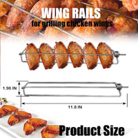 亚马逊跨境新品wingrailsgrilling 户外烧烤叉 烤架 BBQ烧烤工具