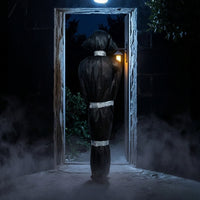 Life-Size Corpse Prop with Pump Inflate Fake Body Scary Decorations Spooky for Outdoor Yard