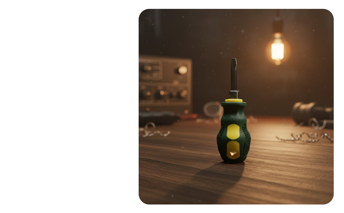 Durable portable ski screwdriver