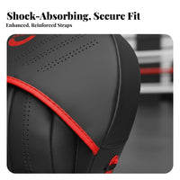 Force Absorbent Curved Muay Thai Pad Shock Absorbing Curved Kick Guard Reinforced Stitching Muay Thai Arm Pad Gel Foam Padding for Coaches, Fighters, Dojo, Home Gym