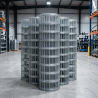 Hot-dip Galvanized Welded Wire Mesh, 1.2mm Wire Diameter, 1.5×1mm Mesh, Rectangular Wire Mesh, Concrete Reinforcement, Wire Mesh Fence, 1.5×20m