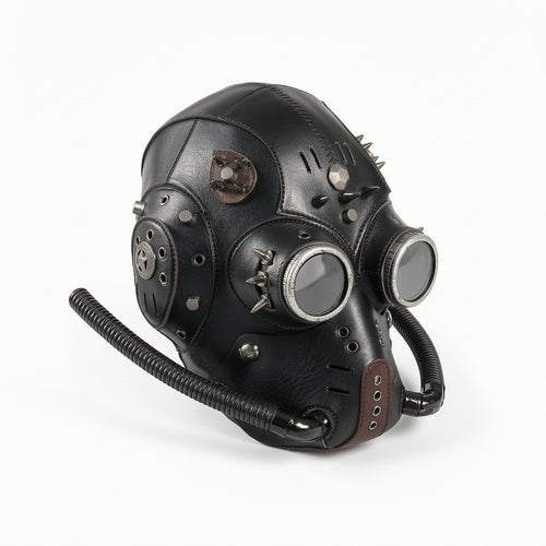 Steampunk Mask Gothic Mask with Rivets Halloween for Costume Parties, Cosplayers