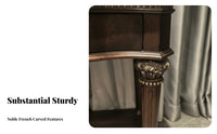 Nightstand with Drawers Vintage design Bedside Table Distressed Finish Ample Storage for Adults, partners, Guest Room