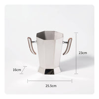 Stainless Steel Ice Vessel Retro Design Champagne Cooler Vessel Decorative