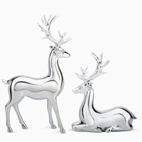 Resin Craft Couple Deer Figurine for Home Decor