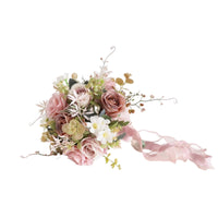 Bridal Bouquet with Ribbons Satin Flowers Reusable for Brides