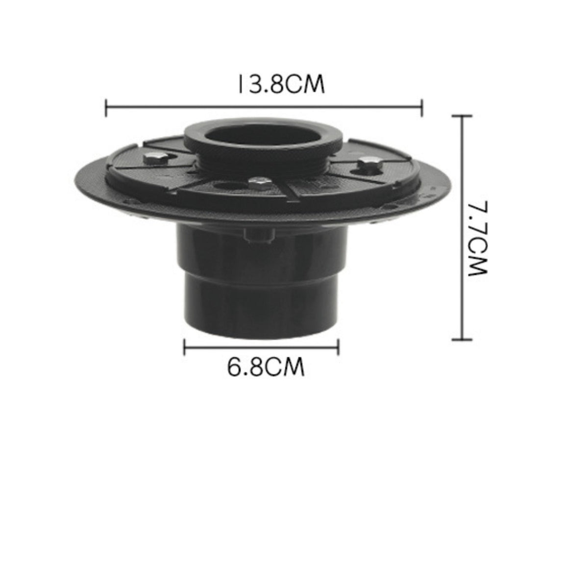 Flange Drain Base Leakproof Bathroom Hardware Easy Installation
