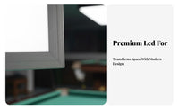 Anti-Glare Billiard Table Light Panel High Brightness Snooker Table Light Panel Easy to Install Game Room Fixture Slim Design for Bar Owners, Professional Players, Homeowners, Sports Club, Basement, Restaurant