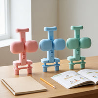 Adjustable Posture Corrector for Reading and Writing with Chin Rest, Desk-Mounted for Students
