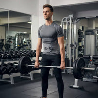 Adjustable Compression Heating Waist Brace Warmth Support Belt Stays in Place Thermal Wrap Pain Relief for Weightlifting, Gym, Workout, Sports