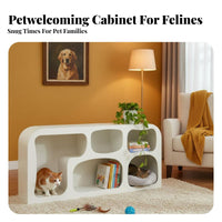 Irregular-Shaped shelving integrated Fully Assembled Geometric Shelving integrated distinctive Design feline Furniture for Collectors, Homeowners